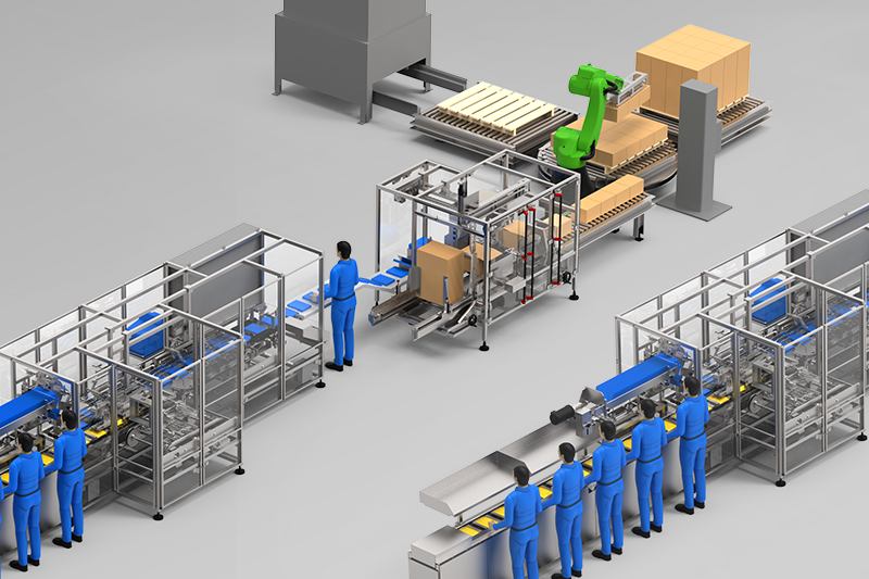 food packaging line