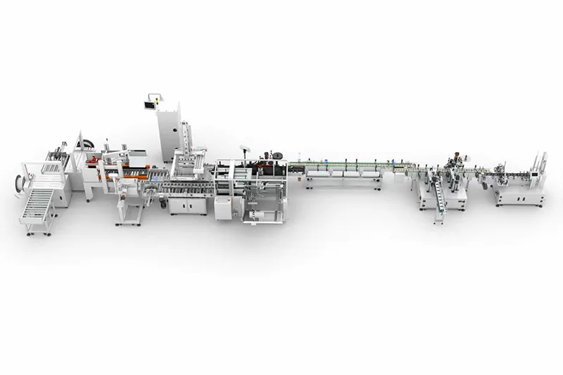 Box Folding Packing Production Line